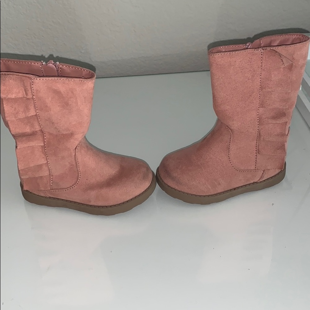 Toddler girl Cat and jack pink boots